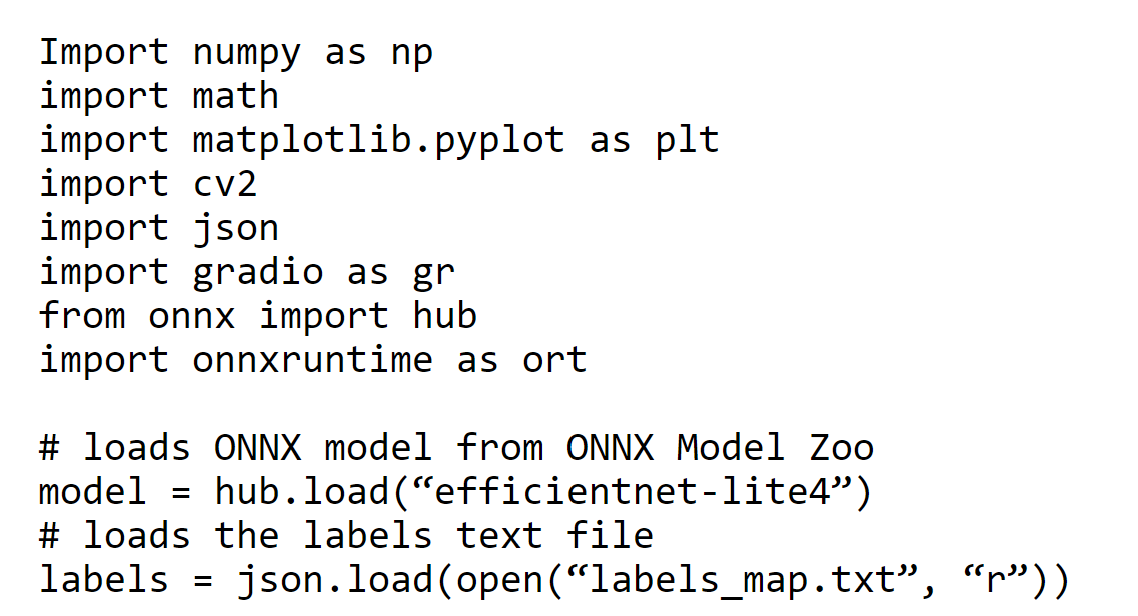 Code blurb from tutorial